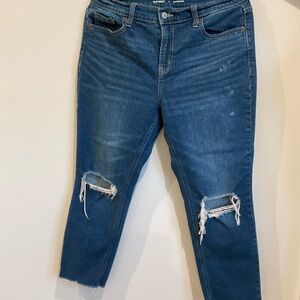 Old Navy Blue Boyfriend Jeans